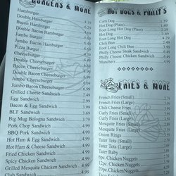 Frosty Mug Drive In - Menu