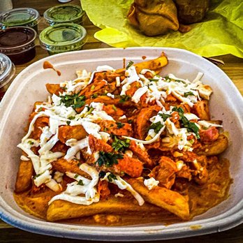 More Curry! - Butter chicken poutine fries - Indian Near Me - Corona, California