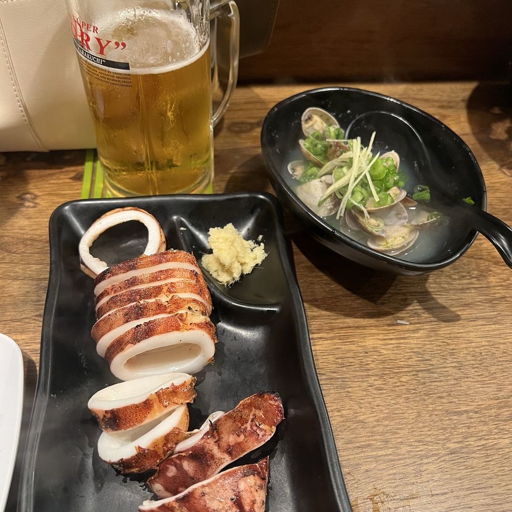 Mr Max - grilled squid & steamed clams - Sushi Bars Near Me - Irving, Texas