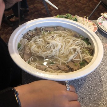 Pho Lena Spenard - Super Bowl combination pho. My hand in comparison! - Vietnamese Near Me - Anchorage, Alaska Pho Lena Spenard - Super Bowl combination pho. My hand in comparison! - Vietnamese Near Me - Anchorage, Alaska