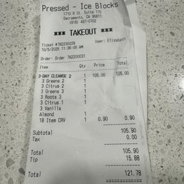 And left that worker a tip Lesson learned ! And left that worker a tip Lesson learned !