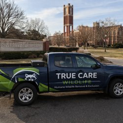 True Care Wildlife  - True Care Wildlife truck at the University of Oklahoma