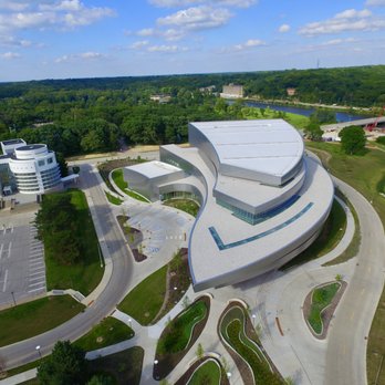 Hancher Auditorium - Hancher from the air - Performing Arts Near Me - Iowa City, Iowa