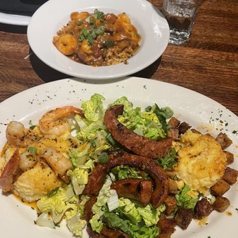Bluegrass - Shrimp & Grits with Grilled Andouille Sausage - Cajun/Creole Near Me - Highland Park, Illinois Bluegrass - Shrimp & Grits with Grilled Andouille Sausage - Cajun/Creole Near Me - Highland Park, Illinois