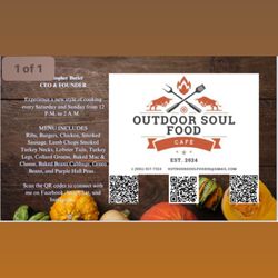 Outdoor Soul Food Cafe