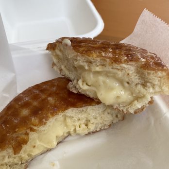 Old Ferry Donut - Inside of Creme Brûlée - Donuts Near Me - Buena Park, California