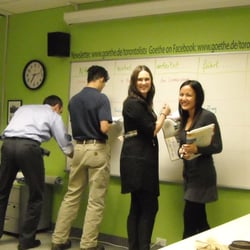 Goethe-Institut - Our students learning German in one of our 4 classrooms equipped with the latest learning and presentation technologies.