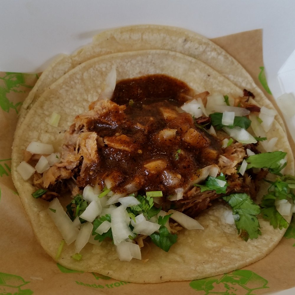 Baja Fresh - Carnitas taco with hot sauce. - Mexican Near Me - San Clemente, California Baja Fresh - Carnitas taco with hot sauce. - Mexican Near Me - San Clemente, California