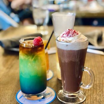 Lamplight Lounge - The Zombie (secret menu) and the Holiday Hot Chocolate (seasonal offering) - New American Near Me - Anaheim, California Lamplight Lounge - The Zombie (secret menu) and the Holiday Hot Chocolate (seasonal offering) - New American Near Me - Anaheim, California