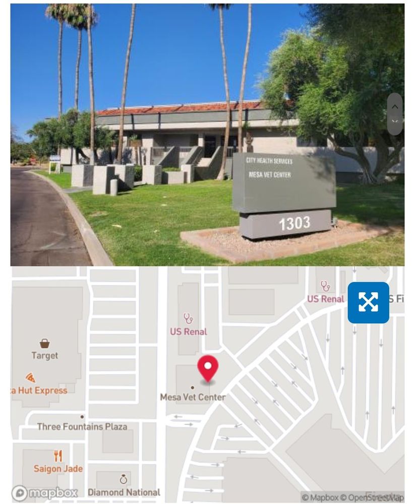 MESA VET CENTER 1303 S Longmore, Mesa, Arizona Veterans