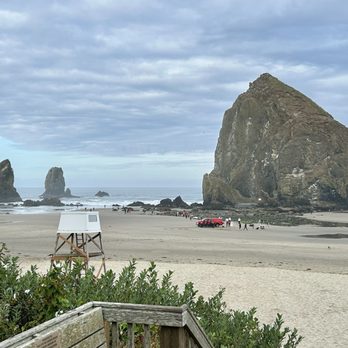Haystack Rock - Views of Haystack Rock from a boardwalk pathway in the town of Cannon Beach, Oregon. - Landmarks & Historical Buildings Near Me - Cannon Beach, Oregon Haystack Rock - Views of Haystack Rock from a boardwalk pathway in the town of Cannon Beach, Oregon. - Landmarks & Historical Buildings Near Me - Cannon Beach, Oregon