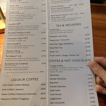 Hazev - Dessert menu - Turkish Near Me - London, XGL