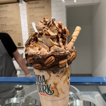 Soda Jerk - Chocolate turtle milkshake - Ice Cream & Frozen Yogurt Near Me - Phoenix, Arizona Soda Jerk - Chocolate turtle milkshake - Ice Cream & Frozen Yogurt Near Me - Phoenix, Arizona