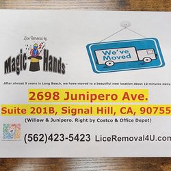 Lice Removal By Magic Hands - We've Moved! Please note our new address. 7/19/23