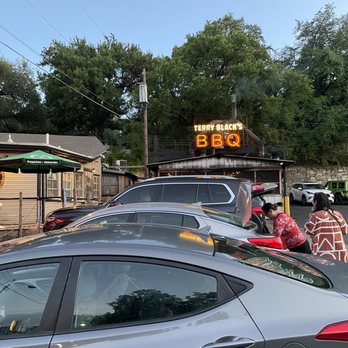 Terry Black's Barbecue - Parking lot - Barbeque Near Me - Austin, Texas