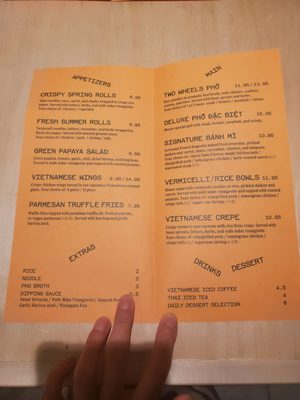 Menu photo 4 Two Wheels New York, NY Menu photo 4 Two Wheels New York, NY