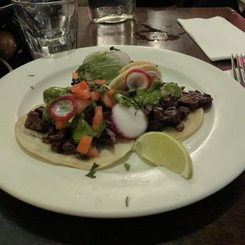 Vera Cruz - Grilled Steak Open Face Tacos - Mexican Near Me - Brooklyn, New York
