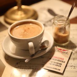 Culiinaria Italiana - Cappuccino and biz card