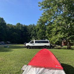 Lieber State Recreation Area - Camping Area - Tons of Space for RV's and Tents  Enough space between camp sites to have privacy.