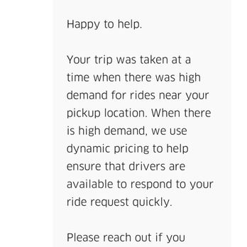 Uber - Yeah.... I get it. But that's not what happened here! We both accepted the lower fare and I was in the car. - Taxis Near Me