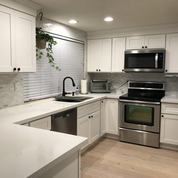 Tony's Flooring - After of the kitchen backsplash and floors - Flooring Near Me - Livermore, California Tony's Flooring - After of the kitchen backsplash and floors - Flooring Near Me - Livermore, California