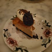 Photo of Bar La Grassa - Minneapolis, MN, United States. Gjetost Cheesecake