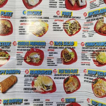 Mr Delicious - Menu - Mexican Near Me - Syracuse, Utah