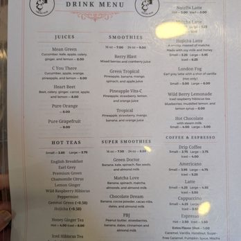 Belly Cake - Drink Menu - Pancakes Near Me - Bayside, New York