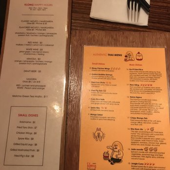 Klong - Happy Hour specials and "Authentic Thai Menu" - Thai Near Me - New York, New York Klong - Happy Hour specials and "Authentic Thai Menu" - Thai Near Me - New York, New York