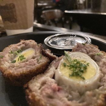 Three Broomsticks at Universal Studios Hollywood - Scotch egg - British Near Me - Universal City, California Three Broomsticks at Universal Studios Hollywood - Scotch egg - British Near Me - Universal City, California