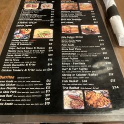 Dos Gordos - Menu