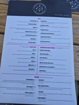 Menu photo 5 The Plank Pizza Co Beer Parlor Saddle Brook, NJ