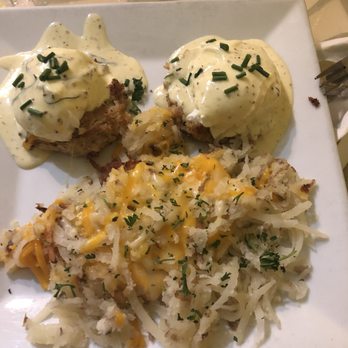 Batter & Berries - Crab Cake Benedict - Breakfast & Brunch Near Me - Chicago, Illinois Batter & Berries - Crab Cake Benedict - Breakfast & Brunch Near Me - Chicago, Illinois