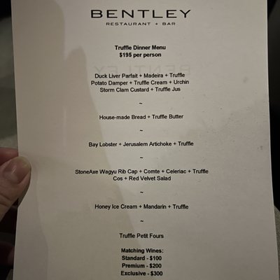 Bentley Restaurant + Bar by null