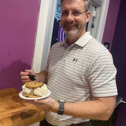 My husband is very happy here! My husband is very happy here!