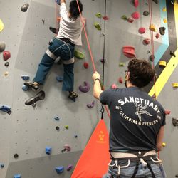 Sanctuary Climbing & Fitness - Private instruction at Sanctuary Climbing & Fitness.