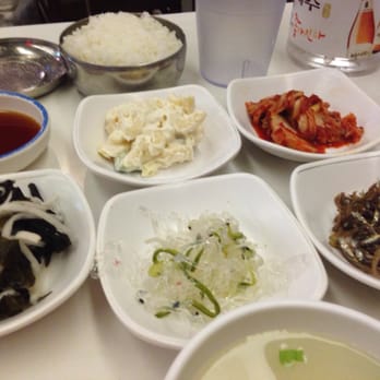 Namsan - Daily Banchan.  So good for you!!!  Aigoo.... - Korean Near Me - Los Angeles, California