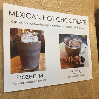 Casa De Chocolates - Prices are amazing for this excellent and delicious drink - Chocolatiers & Shops Near Me - Berkeley, California