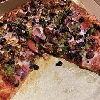 Red Maple Pizza - The free pizza with all toppings! Wasn't lasting long enough for a picture - Pizza Near Me - Moreno Valley, California Red Maple Pizza - The free pizza with all toppings! Wasn't lasting long enough for a picture - Pizza Near Me - Moreno Valley, California