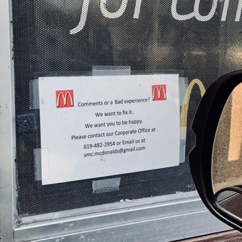 McDonald's - Yeah you'll be hearing from me soon - Burgers Near Me - Chula Vista, California McDonald's - Yeah you'll be hearing from me soon - Burgers Near Me - Chula Vista, California