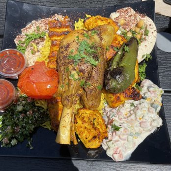 Jerusalem Bakery & Grill - Lamb Shanks Platter - Mediterranean Near Me - Roswell, Georgia
