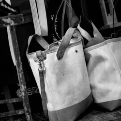 Paloma - Some rubber-bottomed beach totes.