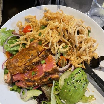 The Stand - American Classics Redefined - Seared Ahi Tuna Salad - Burgers Near Me - Northridge, California