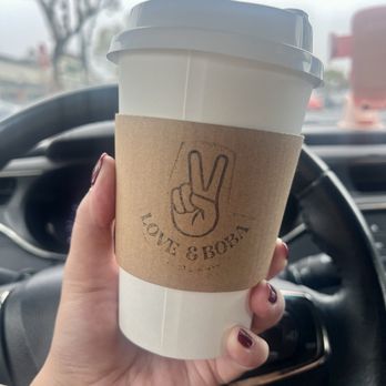 Peace Love & Boba - Small hot ube latte. - Bubble Tea Near Me - Vacaville, California Peace Love & Boba - Small hot ube latte. - Bubble Tea Near Me - Vacaville, California