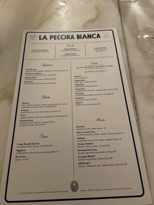 Menu photo 6 La Pecora Bianca New York, NY Menu photo 6 La Pecora Bianca New York, NY
