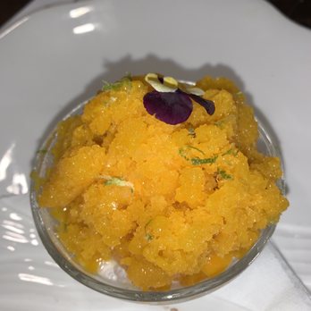 MW Restaurant - Lilikoi shave ice - New American Near Me - Honolulu, Hawaii