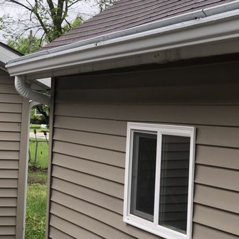 Asscher Roofing - Gutters on our out building/shed. - Roofing Near Me - South Bend, Indiana
