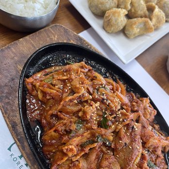 Arisu Korean Restaurant - Spicy Pork Stir-Fry - Korean Near Me - Leominster, Massachusetts Arisu Korean Restaurant - Spicy Pork Stir-Fry - Korean Near Me - Leominster, Massachusetts