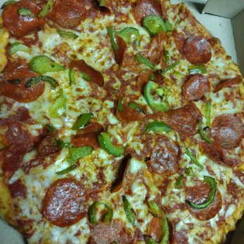 Domino's Pizza - Pepperoni, extra sauce, bell peppers - Pizza Near Me - Cypress, Texas