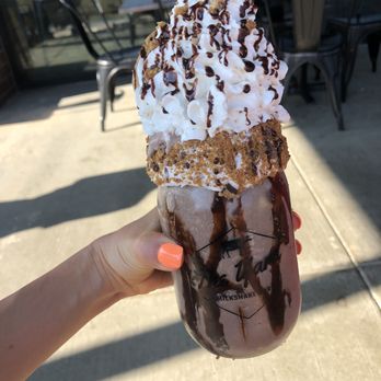 The Yard Milkshake Bar - Georgetown - The "Not Milk?" dairy free/vegan milkshake! So good - Desserts Near Me - Georgetown, Texas